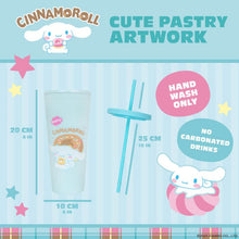 Load image into Gallery viewer, Hello Kitty and Friends Cinnamoroll Cup with Straw 28cm
