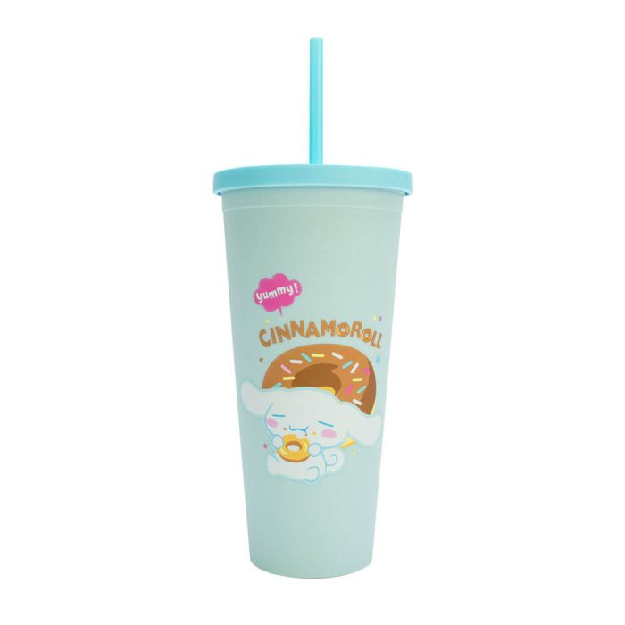 Hello Kitty and Friends Cinnamoroll Cup with Straw 28cm