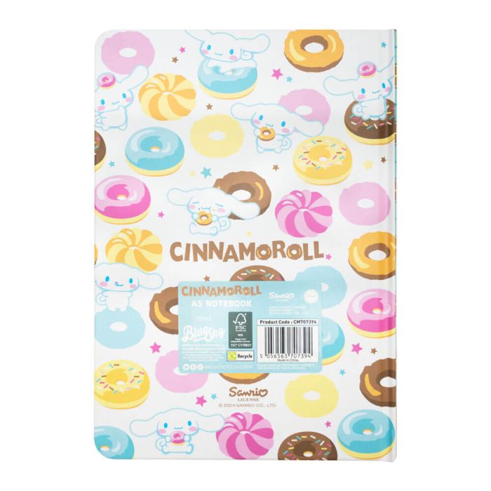 Hello Kitty and Friends Cinnamoroll A5 Notebook 80 Pages