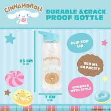 Load image into Gallery viewer, Hello Kitty and Friends Cinnamoroll Flip Top Bottle 23cm
