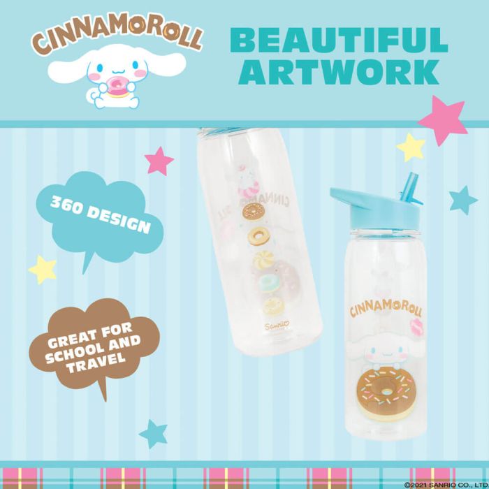 Hello Kitty and Friends Cinnamoroll Flip Top Bottle 23cm