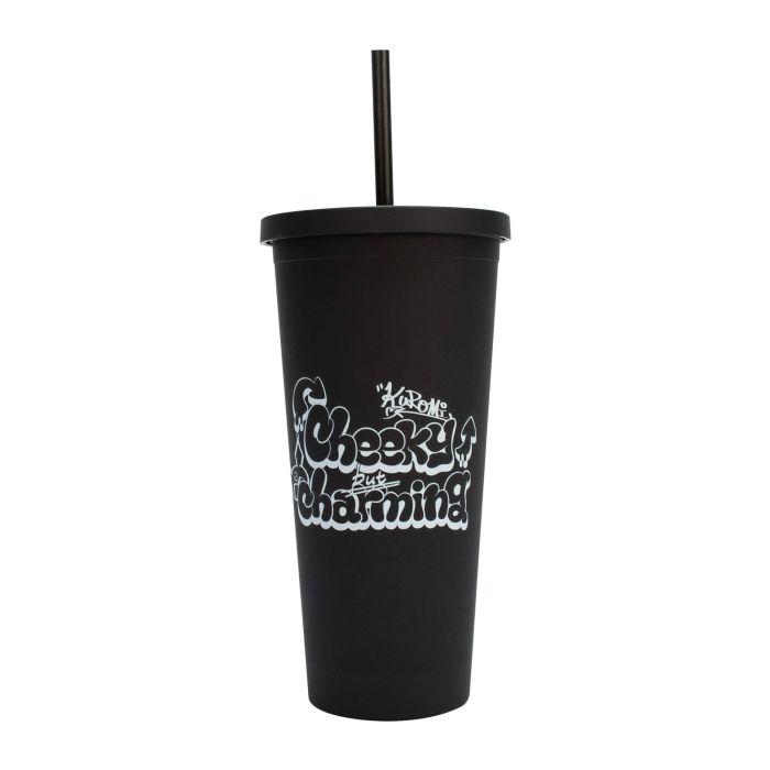 Hello Kitty and Friends Kuromi Cup with Straw 28cm