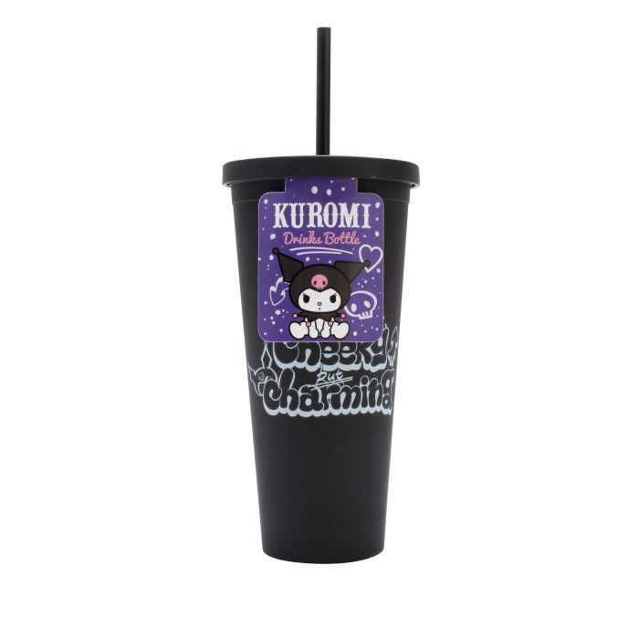 Hello Kitty and Friends Kuromi Cup with Straw 28cm