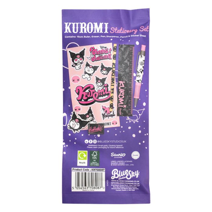 Hello Kitty and Friends Kuromi Stationery Set