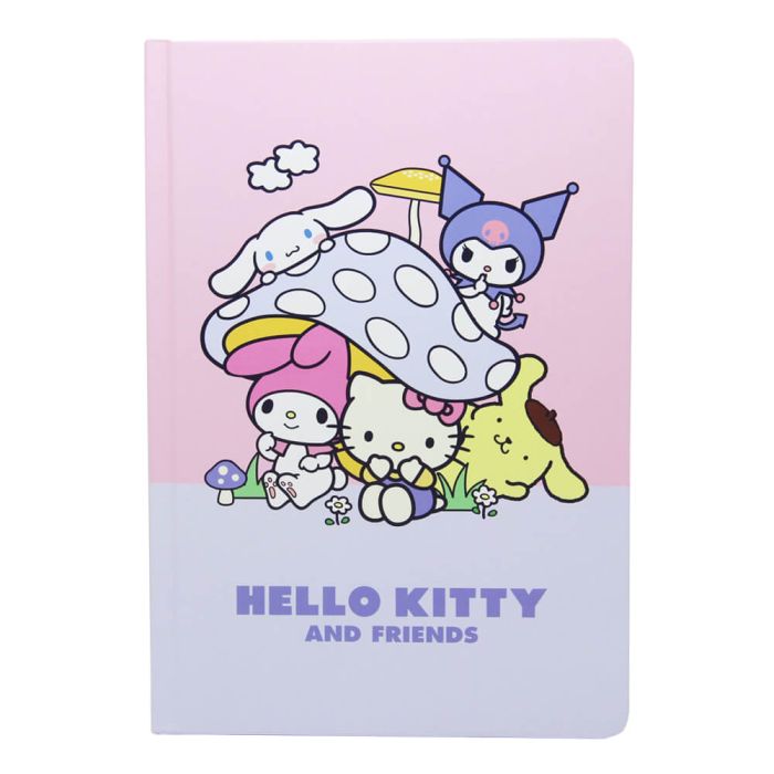 Hello Kitty & Friends Mushroom A5 Casebound Notebook