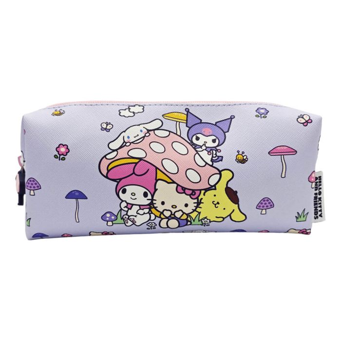 Hello Kitty & Friends Mushroom Double Pocket Pencil Case