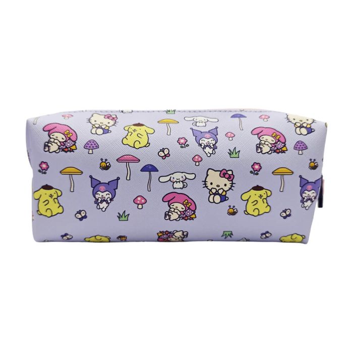 Hello Kitty & Friends Mushroom Double Pocket Pencil Case