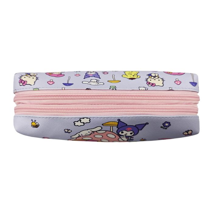 Hello Kitty & Friends Mushroom Double Pocket Pencil Case