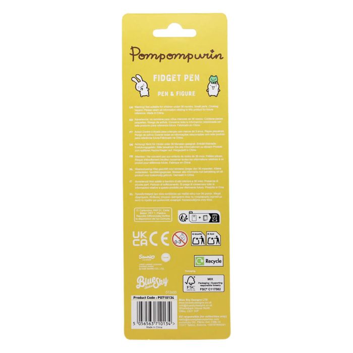 Hello Kitty & Friends Pompmpurin Fidget Pen