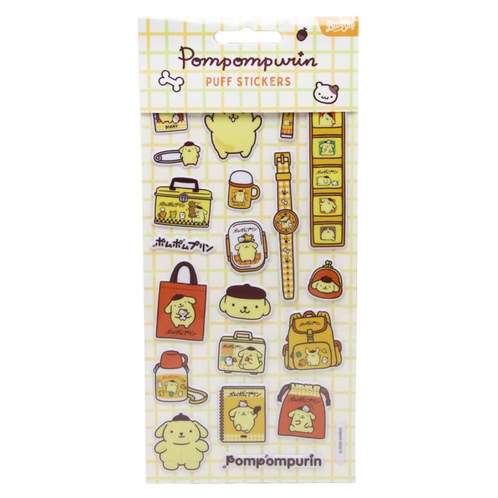 Hello Kitty & Friends Pompompurin Puff Stickers