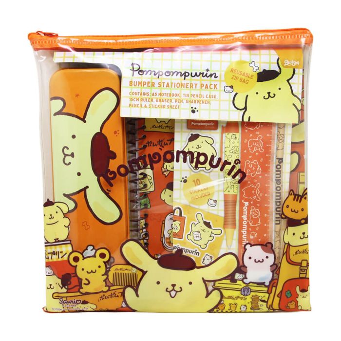 Hello Kitty & Friends Pompompurin Bumper Stationery Set