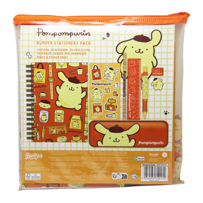 Hello Kitty & Friends Pompompurin Bumper Stationery Set