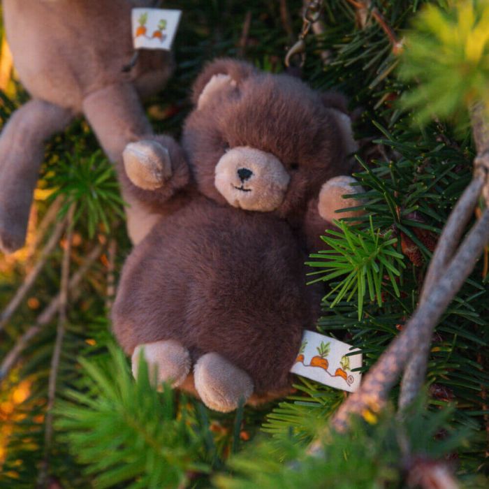 Bunnies By The Bay-Cubby Bear Brown Keyring