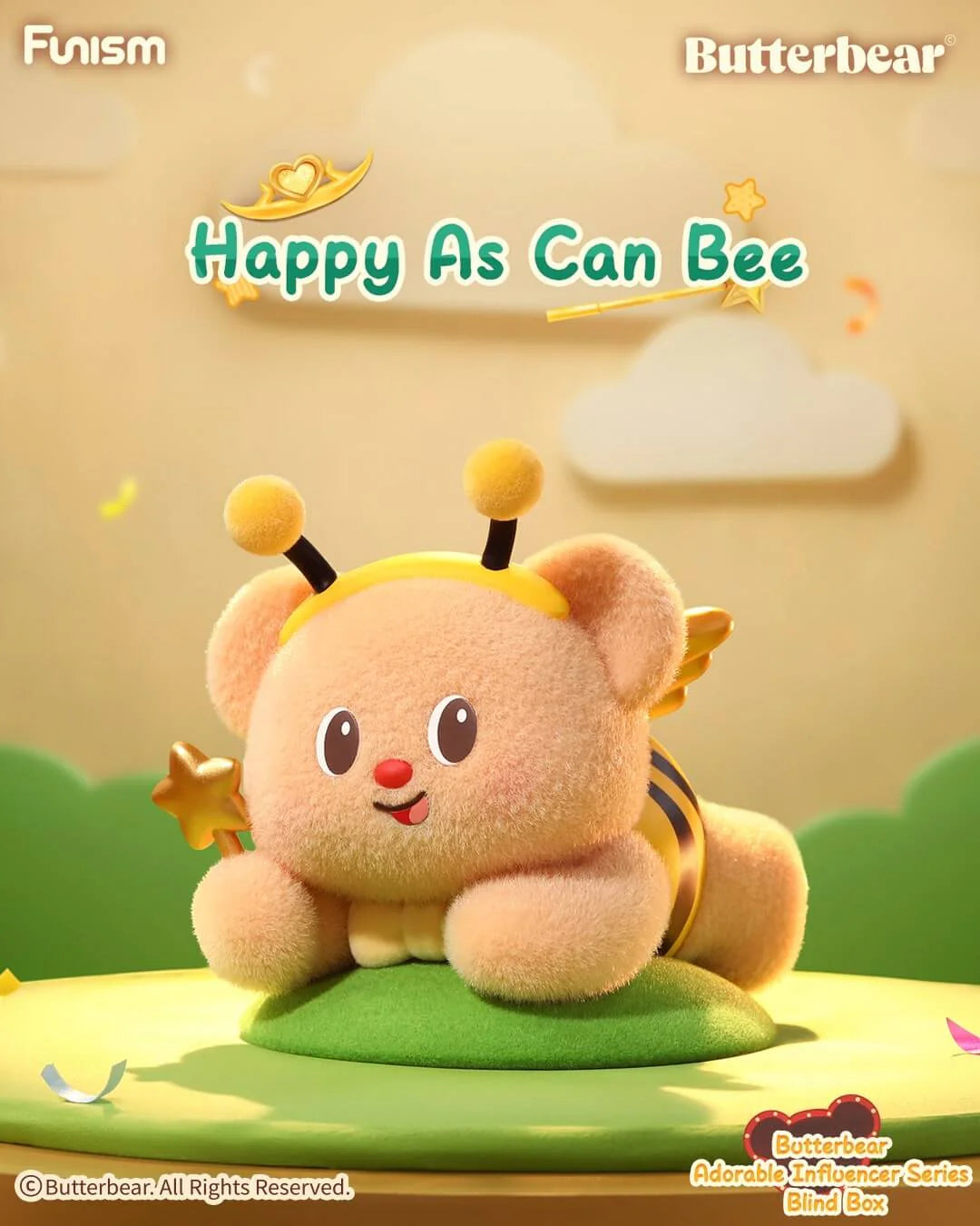 Funism Butterbear Adorable Influencer Series Blind Box