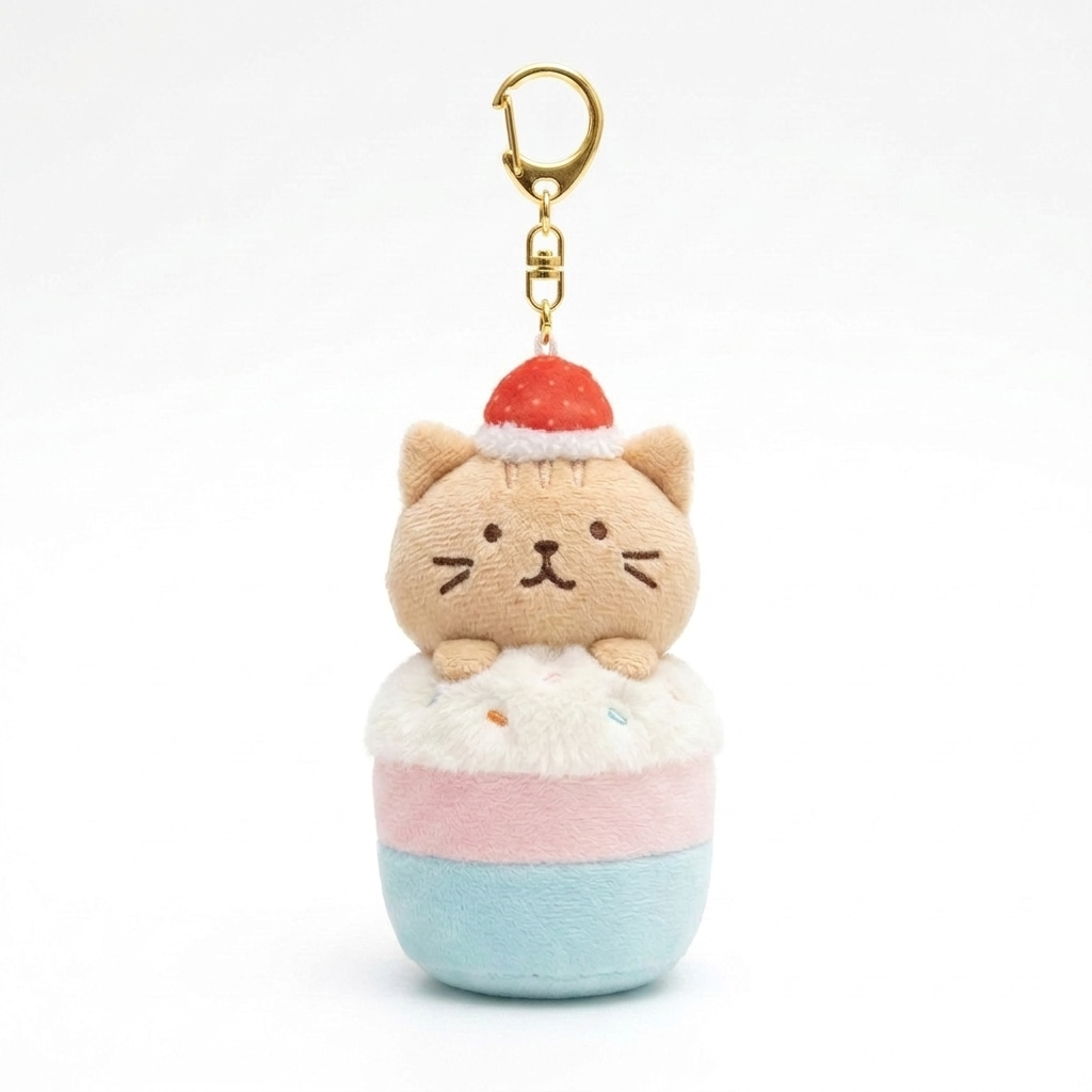 FFN Sweet Dessert Series Cupcake Pendants - Ginger Cat