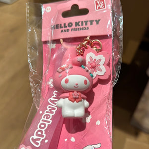 Hello Kitty - Keychain w/Hand Strap - Sakura My Melody