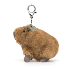 Load image into Gallery viewer, Jellycat Bag Charm Clyde Capybara 14cm
