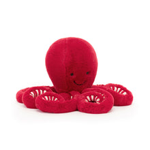 Load image into Gallery viewer, Jellycat Cranberry Octopus Little 23cm
