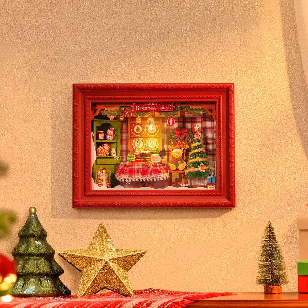 Robotime Rolife Christmas Eve Party 3D Wooden Puzzle DP005