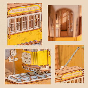 Robotime Classical 3D Wooden Carriage (Tram)
