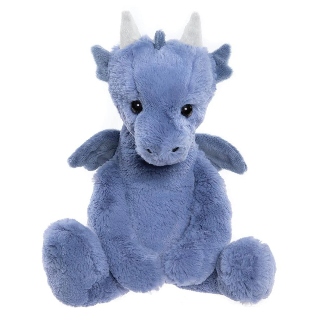 Bear & Me by Charlie Bears Draco Dragon Denim Blue L 34cm