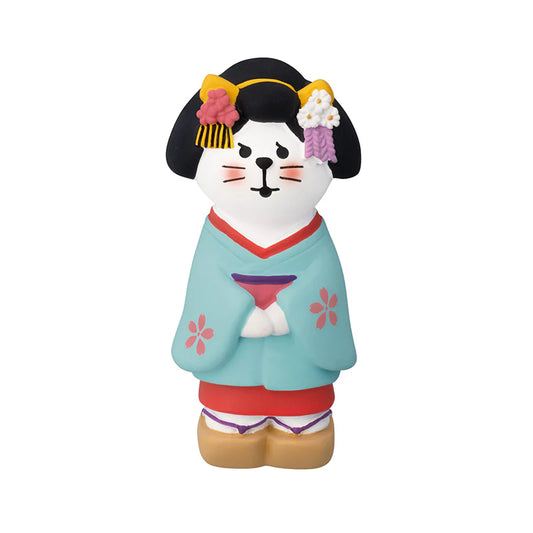 Decole Concombre Figurine - Kyoto - Matcha Cat