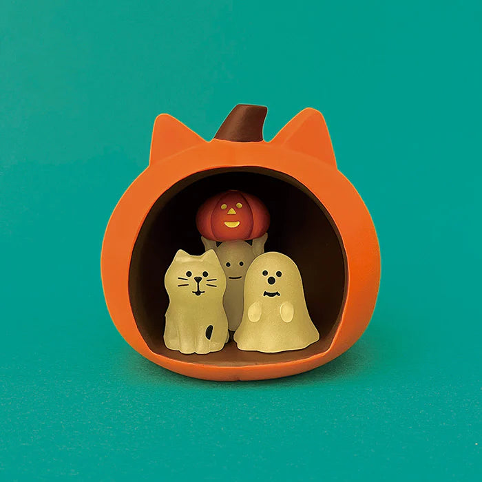 Decole Concombre Figurine - Halloween - Big Cat Pumpkin Dome (Luminous)