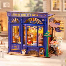 Load image into Gallery viewer, Robotime Rolife Leisure Time Tea Room DIY Miniature House DG171
