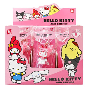 Hello Kitty - Keychain w/Hand Strap - Sakura Cinnamoroll