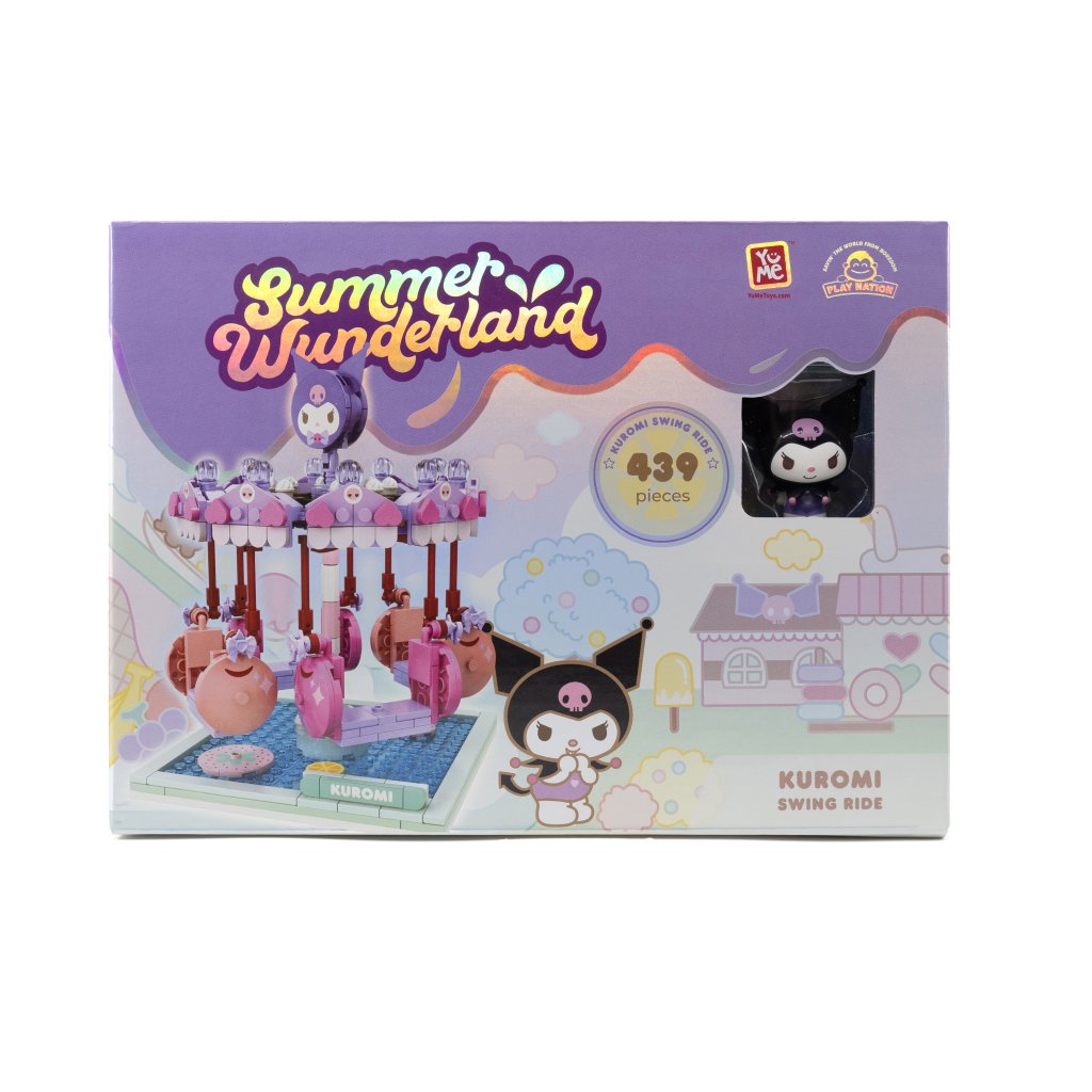 Hello Kitty - YuMe Blocks Summer Wunderland- Kuromi Swing Ride