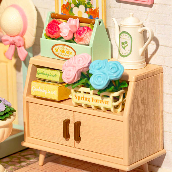 Robotime Rolife Blooming Tea Garden DIY Miniature House DW013B