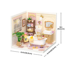 Load image into Gallery viewer, Robotime Rolife Pop Bubble Bathroom DIY Miniature House DW014B

