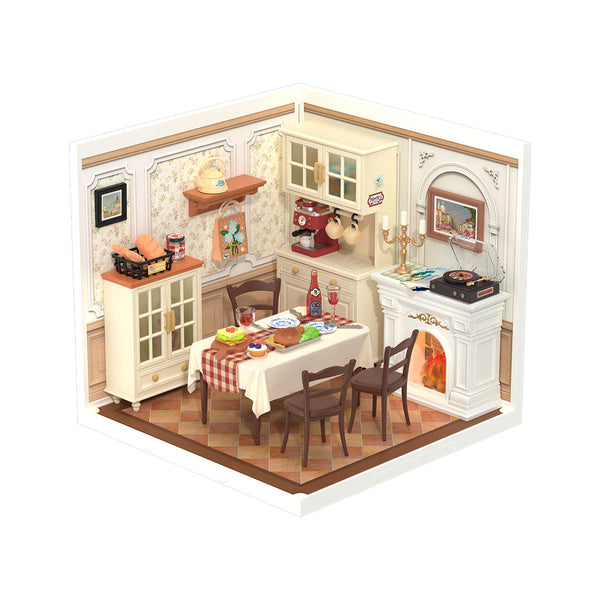 Robotime Rolife Warm Dining Room DIY Miniature House DW015B