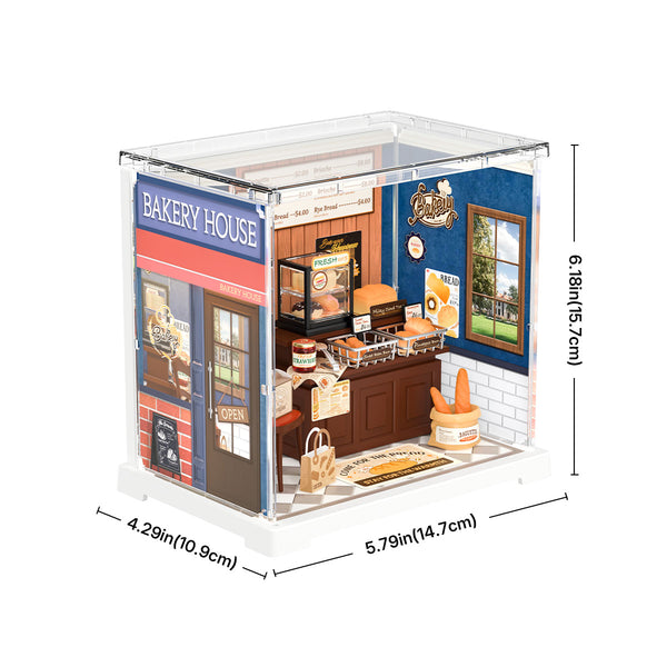 Robotime Rolife Butter Bakery House DIY Miniature House DWS03B