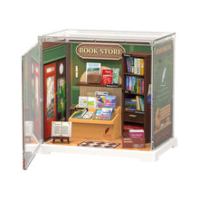 Load image into Gallery viewer, Robotime Rolife Memory Book Store DIY Miniature House DWS04B

