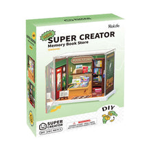 Load image into Gallery viewer, Robotime Rolife Memory Book Store DIY Miniature House DWS04B
