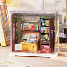 Load image into Gallery viewer, Robotime Rolife Memory Book Store DIY Miniature House DWS04B
