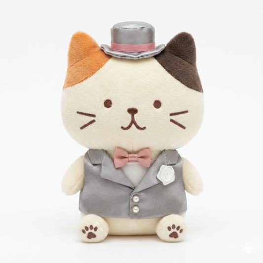 FFN Happy Wedding Plush - Calio Cat