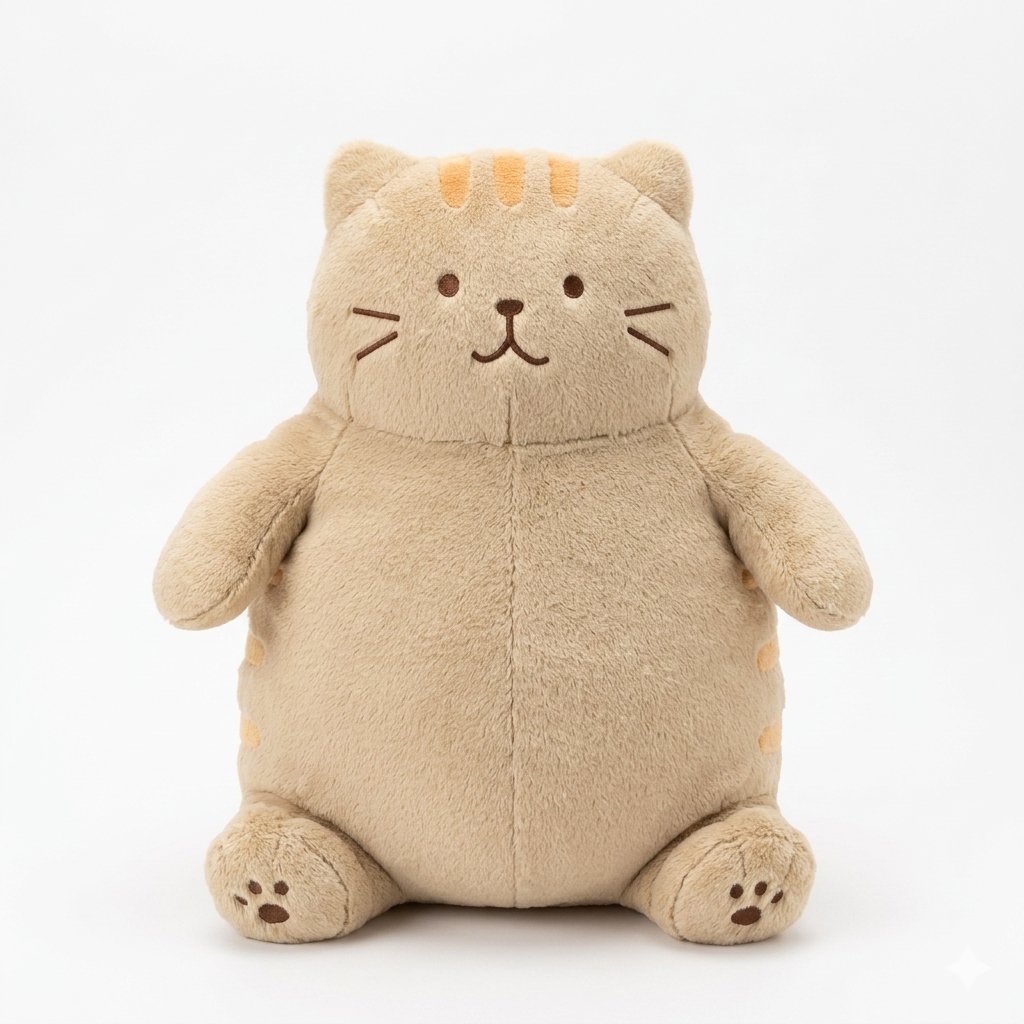 FFN Happy Fat Cat - Ginger Cat