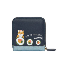 Load image into Gallery viewer, Vendula Sushi - Blue Edition Square Wallet
