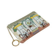 Load image into Gallery viewer, Vendula La Petite Creperie Key Coin Purse
