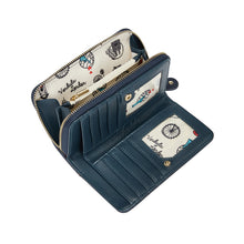 Load image into Gallery viewer, Vendula Sushi - Blue Edition Medium Ziparound Wallet
