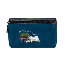 Load image into Gallery viewer, Vendula Between the Covers Bookbinders Medium Ziparound Wallet
