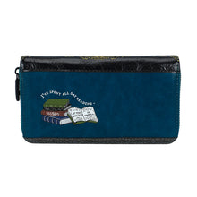 Load image into Gallery viewer, Vendula Between the Covers Bookbinders Large Ziparound Wallet
