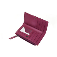 Load image into Gallery viewer, Vendula Skelecat&#39;s Travelling Ghost Circus Compact Folding Wallet
