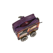 Load image into Gallery viewer, Vendula Skelecat&#39;s Travelling Ghost Circus Train Carriage Coin Purse
