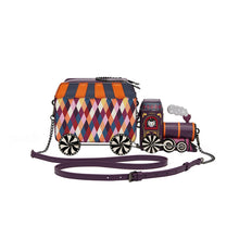 Load image into Gallery viewer, Vendula Skelecat&#39;s Travelling Ghost Circus Train Bag

