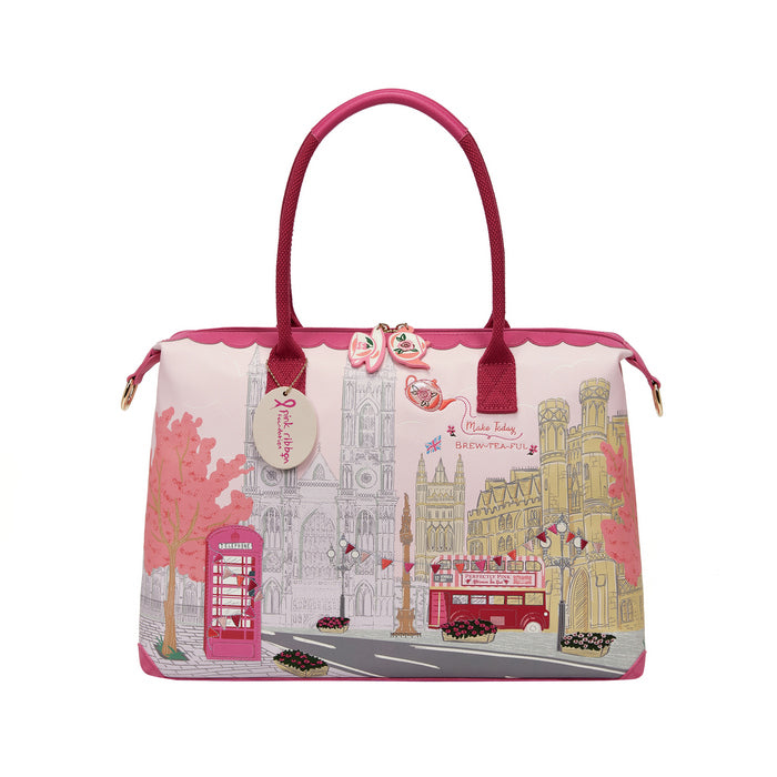 Vendula Perfectly Pink Afternoon Tea Bus Bonnie Weekender