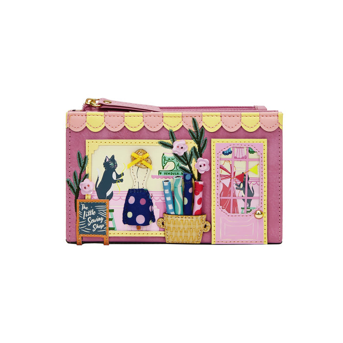 Vendula Sewing Shop - Rasberry Edition Compact Folding Wallet