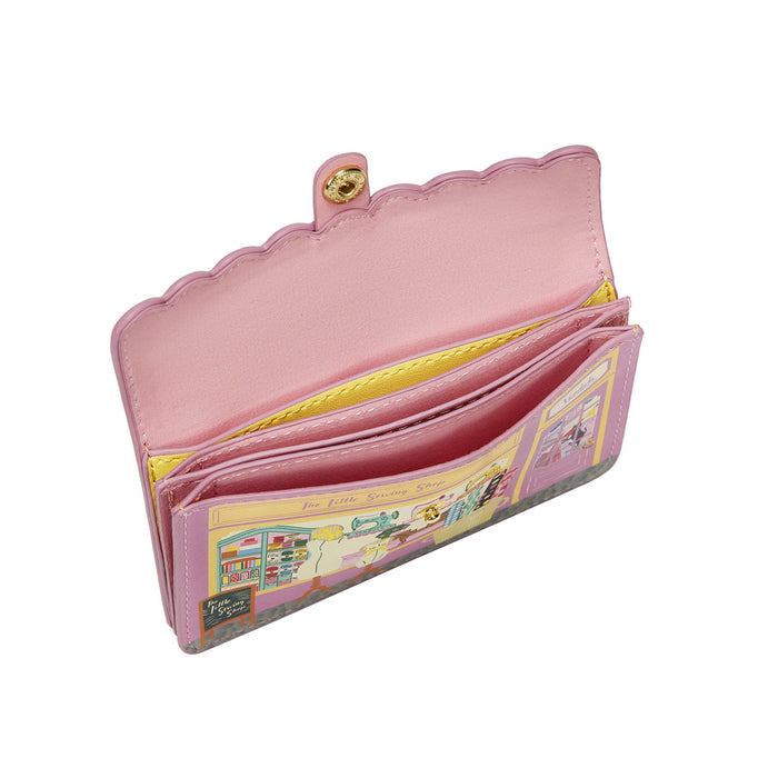 Vendula Sewing Shop - Rasberry Edition Accordian Card Wallet